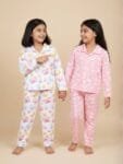 Kids Pajama Set Combo of 2-Cutey Bunny & Spring Wings